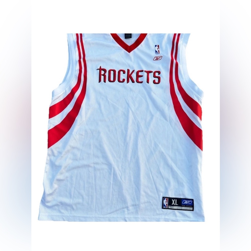 Vintage Reebok Houston Rockets Tracy McGrady Jersey Mens XL White NBA Stitched